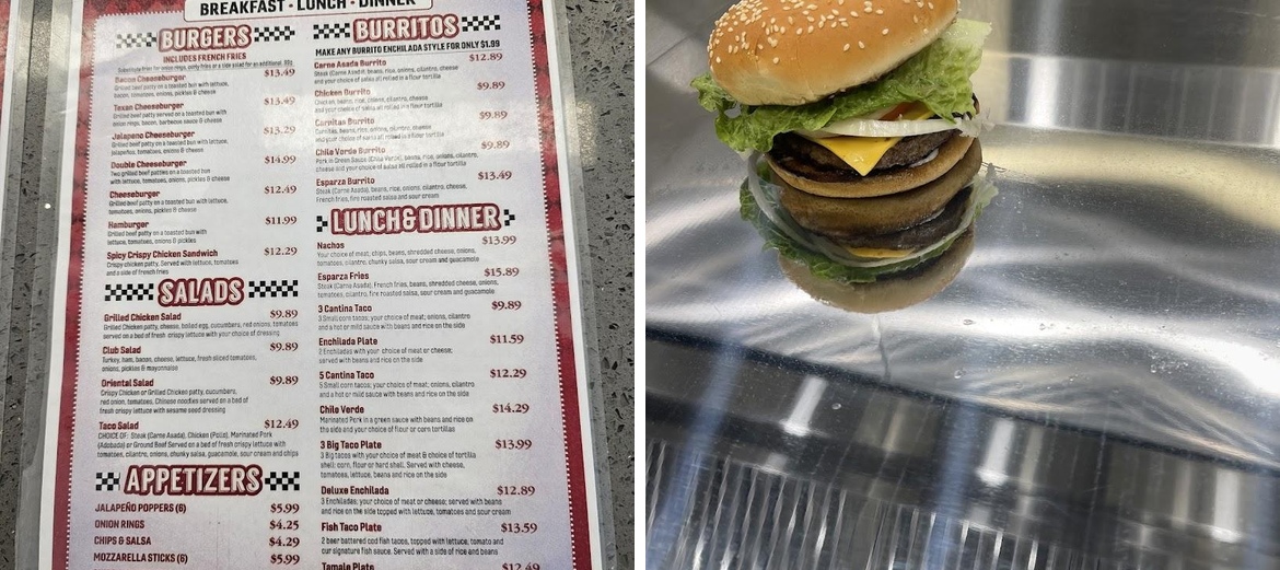 Esparza Restaurant Menu