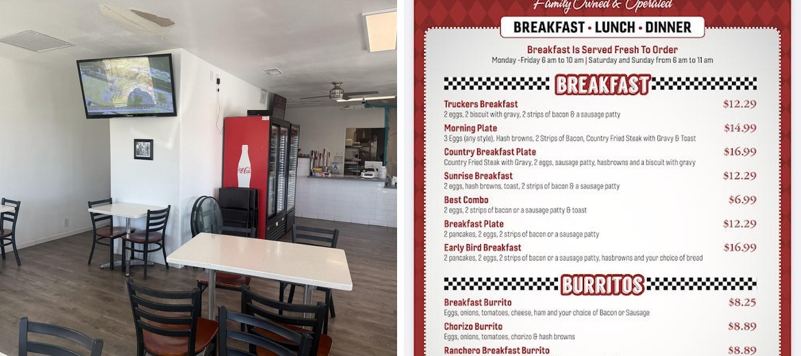 Esparza Restaurant Menu